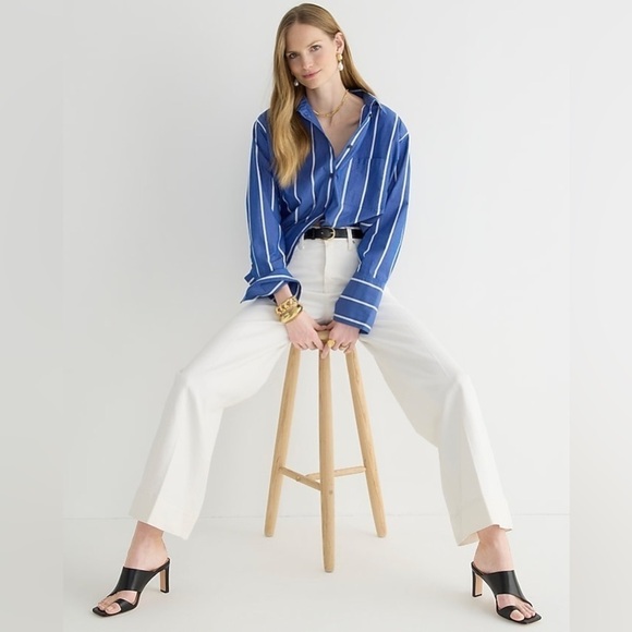 J Crew Wide-leg denim trouser in white
Item BM338 - Picture 3 of 6